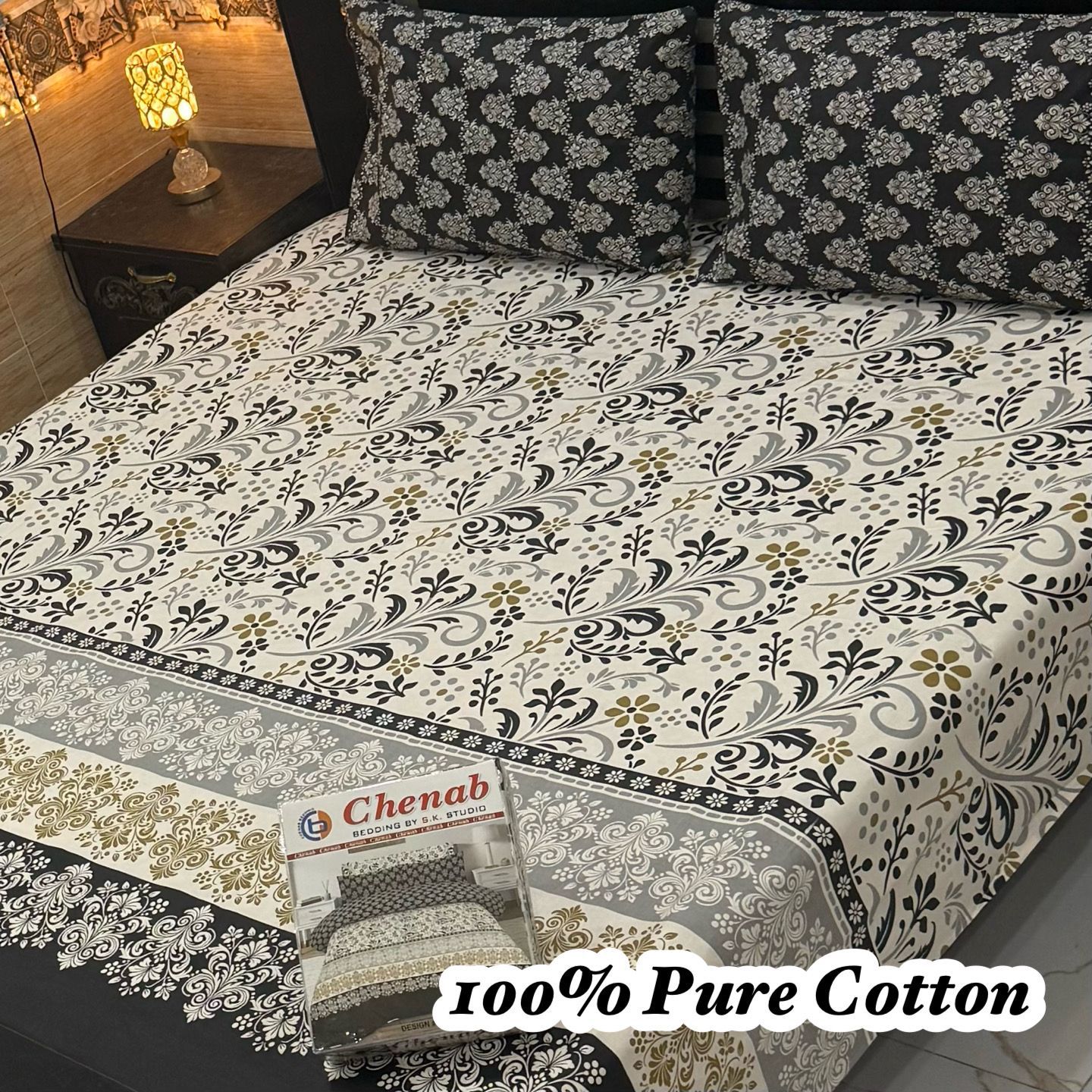 100% Pure Cotton Bedsheet Set