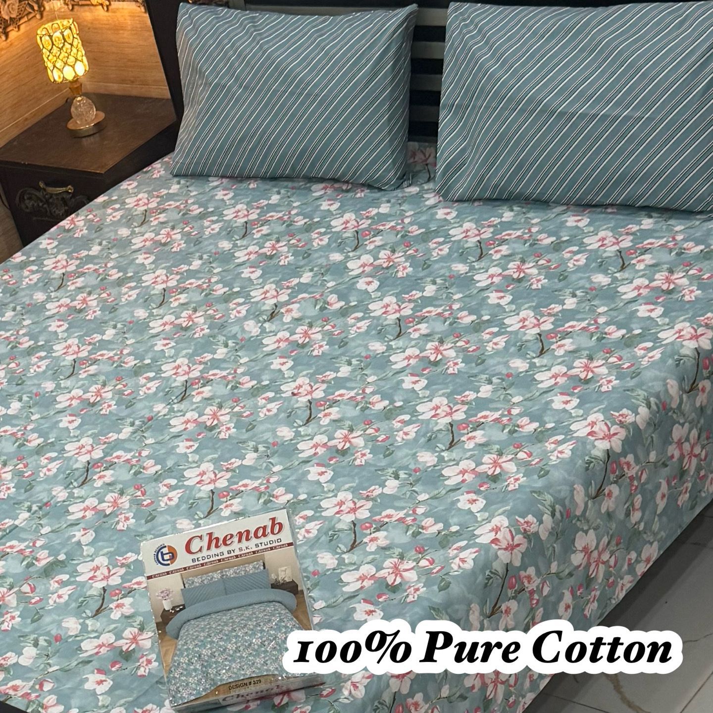 100% Pure Cotton Bedsheet Set